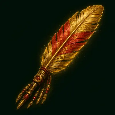 Plume sacrée tropicale